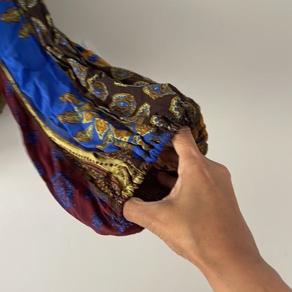 Free People We the Free Blossom Thermal Balloon Sleeve Top Size Medium - Picture 6 of 8